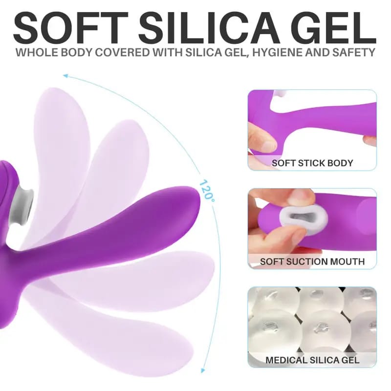 Purple Silicone Personal Wellness Vibrator