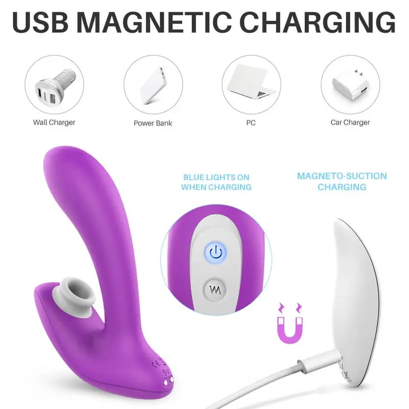 Purple Silicone Personal Wellness Vibrator