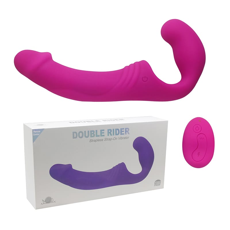 Purple Silicone Dual-Function Personal Wellness Vibrator