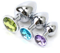 Silver-Tone Metal Wellness Plug Set