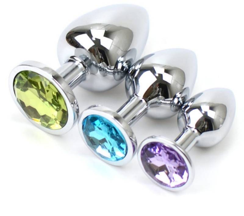 Silver-Tone Metal Wellness Plug Set