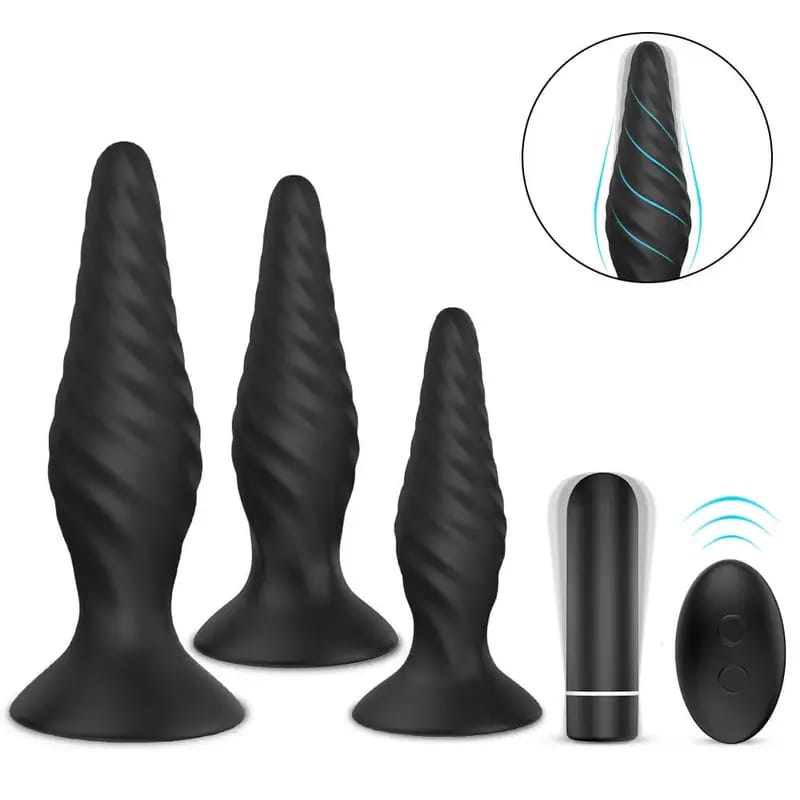 S-HANDE Creams Remote-Controlled Wellness Plug Set