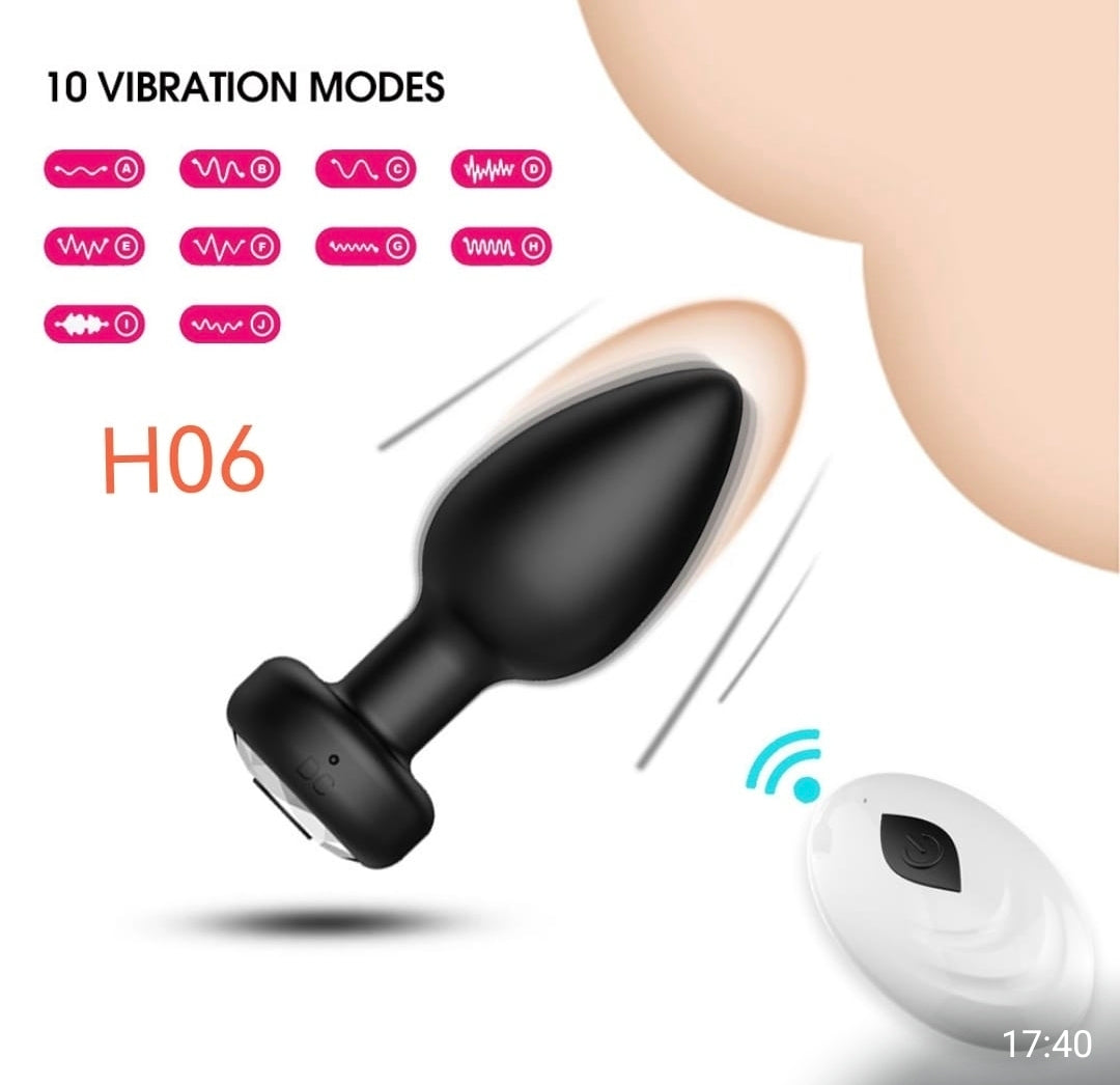 Wireless Remote-Controlled Silicone Personal Wellness Plug